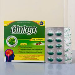 Bổ não viên xanh đỏ Ginkgo 100 viên ngừa đột quị