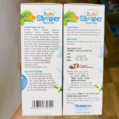 Sữa tắm gội thảoo dượcc cho bé từ 0 tháng tuổi - BABY SHOWER 200ml