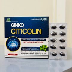 Bổ não ngừa đột quị Ginko CITICOLIIN - H/60 viên