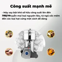 [Hàng Trưng Bày] Máy xay bột khô Seka công suất 3000W đa năng xay bột mịn ngũ cốc hạt khô 764625