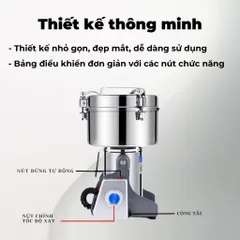 [Hàng Trưng Bày] Máy xay bột khô Seka công suất 3000W đa năng xay bột mịn ngũ cốc hạt khô 764625