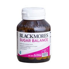 Viên uống Cân Bằng Đường Huyết Blackmores Sugar Balance 90 Viên - Bổ Sung Chromium - Tăng Cường Chuyển Hoá Đường - Ổn Định Lượng Đường Trong Máu - S/P Chuẩn Úc