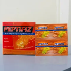 Viên sủi Peptifiz hỗ trợ tiêu hóa, giảm triệuu chứngg đầy hơi, ợ hơi, khó tiêu dùng được cho người tiểu đường