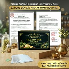 Trà Hoa Hòe Cam Thảo Túi Lọc Cao Cấp Hỗ Trợ Thanh Nhiệt, Ngủ Ngon [Hộp 30 Gói]
