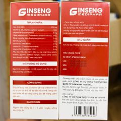 Viên nhân sâm GINSENG - Món quà biếu tặng cho sức khỏe
