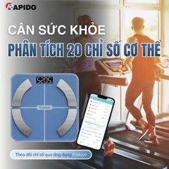 Cân sức khỏe phân tích 20 chỉ số Rapido RSB07-S