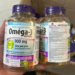 Dầu cá Triple Strength Omega-3 900mg Canada 80 viên