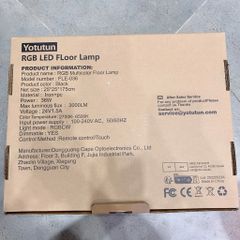 Đèn LED Đứng Studio Livestream YOTUTUN FLE-036 Đổi Màu RGB (hàng À Ma Zôn) Có Remote, Xoay 350 Độ