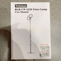 Đèn LED Đứng Studio Livestream YOTUTUN FLE-036 Đổi Màu RGB (hàng À Ma Zôn) Có Remote, Xoay 350 Độ