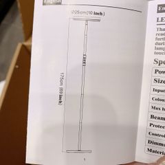 Đèn LED Đứng Studio Livestream YOTUTUN FLE-036 Đổi Màu RGB (hàng À Ma Zôn) Có Remote, Xoay 350 Độ