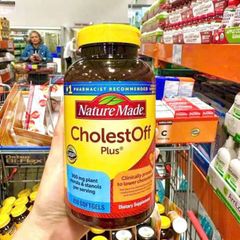 Viên uống Giảm Cholesterol - Giảm Mỡ Máu Nature Made Cholesterol Off 210 Viên - Bảo Vệ Sức Khỏe Tim Mạch & Giảm Nguy Cơ Mắc Các Hội Chứng về Tim Mạch - S/P Chuẩn Mỹ