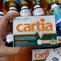 Viên uống Phòng Ngừa Đột Quỵ Cartia 168 Viên - Cải Thiện Tuần Hoàn Máu - Ngăn Ngừa Sự Hình Thành Cục Máu Đông & Bảo Vệ Tim Mạch - S/P Chuẩn Úc