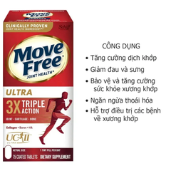 Viên Schiff Move Free Ultra 3X Triple Action 75 viên