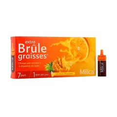 Thức uống detox giảm mỡ Milical Extra Brule Graisses Pháp 7 ngày