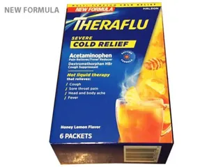 Hỗ trợ cảm và ho Theraflu Daytime Severe Cold Relief Honey Lemon 6 gói