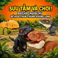 Trứng đồ chơi khủng long cắn tay Blind Egg chuyển động đa khớp giúp kích thích tư duy sáng tạo cho bé