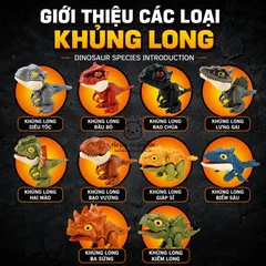 Trứng đồ chơi khủng long cắn tay Blind Egg chuyển động đa khớp giúp kích thích tư duy sáng tạo cho bé