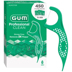 Tăm chỉ nha khoa Gum Professional Clean Mint 450 cái