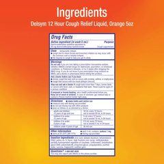 Siro ho Delsym 12 Hour Cough Relief Day or Night cho người lớn và trẻ em 4+