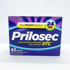 Liệu trình cắt cơn đau dạ dày Prilosec Frequent Heartburn and Acid Reducer 42 viên