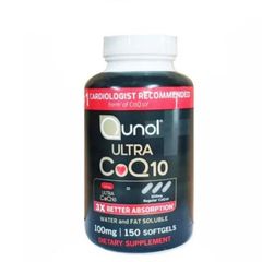 Viên uống Qunol Ultra CoQ10 100 mg - Hỗ Trợ Tim Mạch - Hỗ Trợ Tăng Cường Năng Lượng & Hỗ Trợ Chức Năng Tim 120 - 150 & 180 viên - S/P Chuẩn Mỹ