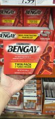 Kem xoa bóp BENGAY Ultra Strength, giảm đau, nhức xương khớp
