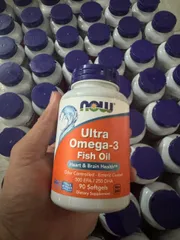 Viên Ultra Omega-3 Fish Oil Now 90 viên 500 EPA , 250  DHA