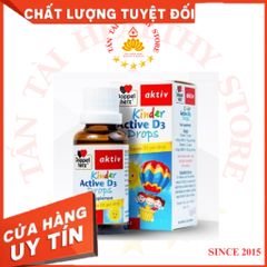 ✅[CHÍNH HÃNG, CHO KIỂM HÀNG] TPBVSK Doppelherz Aktiv Kinder Active D3 Drops hỗ trợ bổ sung Vitamin D3 cho trẻ
