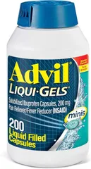 Viên giảm đau hạ sốt , giảm đau Advil Liqui-Gels Minis 200mg ,200 viên của Mỹ