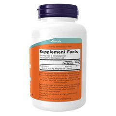 Viên uống bổ sung Magnesium Citrate now foods của Mỹ
