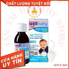 ✅[CHÍNH HÃNG, CHO KIỂM HÀNG] Wellbaby H/150ml VITABIOTICS Siro vitamin tổng hợp trẻ 4 tháng - 4 Tuổi 764849
