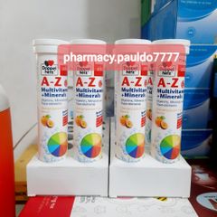 ✅[CHÍNH HÃNG, CHO KIỂM HÀNG] Viên sủi vitamin tổng hợp DOPPEL A-Z Fizz Multivitamins and Minerals (Tuýp 13 viên) 764856