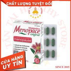 ✅[CHÍNH HÃNG, CHO KIỂM HÀNG] Menopace H/30v VITABIOTICS Hỗ trợ cân bằng nội tiết cho phụ nữ tiền & mãn kinh 764860