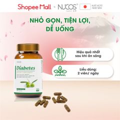✅[CHÍNH HÃNG, CHO KIỂM HÀNG] Viên Uống Nucos Diabetes Giúp Ổn Định Đường Huyết Tăng Sức Khỏe Tim Mạch Hộp 30 viên 764872