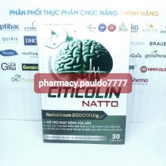 ✅[CHÍNH HÃNG, CHO KIỂM HÀNG] Viên uống phòng ngùa và phục hồi sau tai biến CITICOLIN NATTO - 30 viên 764880