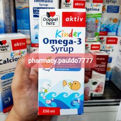 ✅[CHÍNH HÃNG, CHO KIỂM HÀNG]  Siro omega 3 cho bé DOPPEL Kinder Omega-3 Syrup hỗ trợ phát triển não bộ và thị lực cho bé 764894