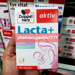 ✅[CHÍNH HÃNG, CHO KIỂM HÀNG]  Viên uống lợi sữa DOPPEL Aktiv Lacta+ hỗ trợ cải thiện nguồn sữa mẹ sau sinh (Hộp 30 viên) 764898