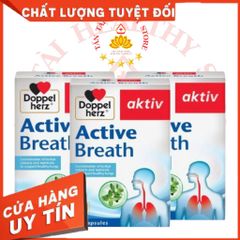 ✅[CHÍNH HÃNG, CHO KIỂM HÀNG] Viên uống bổ phổi DOPPEL Active Breath hỗ trợ tăng cường chức năng và bảo vệ phổi 764900