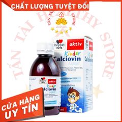 ✅[CHÍNH HÃNG, CHO KIỂM HÀNG] Siro canxi cho bé DOPPEL Calciovin Liquid Hỗ trợ xương chắc khỏe, trẻ cao lớn 764910