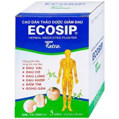 ✅[CHÍNH HÃNG, CHO KIỂM HÀNG] Cao dán thảo dược ECOSIP 764911