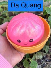 [Đại sỉ Squishy] đồ chơi nhựa silicon mềm dẻo - Bánh bao dạ quang size to