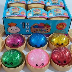 [Đại sỉ Squishy] đồ chơi nhựa silicon mềm dẻo - Bánh bao dạ quang size to