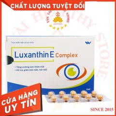 ✅[CHÍNH HÃNG, CHO KIỂM HÀNG] Viên uống bổ mắt, giảm mỏi mắt, khô mắt, cải thiện thị lực Luxanthin E Complex 764950