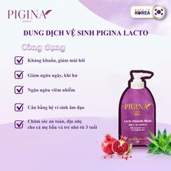 ✅[CHÍNH HÃNG, CHO KIỂM HÀNG] Combo 5 Gói gel Dung dịch vệ sinh Pigina 5ml - Pigina Lacto Intimate Wash 764971