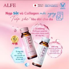 ✅[CHÍNH HÃNG, CHO KIỂM HÀNG] Alfe Beauty Conc là nước uống collagen hỗ trợ làm đẹp da, Hộp 10 chai x 50ml 764980