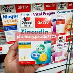 ✅[CHÍNH HÃNG, CHO KIỂM HÀNG] Viên uống bổ sung kẽm DOPPEL Zincodin hỗ trợ tăng sức đề kháng (Hộp 30 viên) 764982