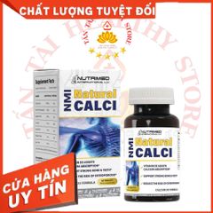 ✅[CHÍNH HÃNG, CHO KIỂM HÀNG] Viên uống hỗ trợ xương răng chắc khỏe, giảm nguy cơ loãng xương NMI - NATURAL CALCI 60v 764995