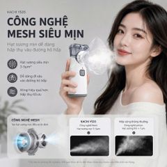 ✅[CHÍNH HÃNG, CHO KIỂM HÀNG] Máy Xông Khí Dung Cầm Tay Kachi YS35: Giải Pháp Hô Hấp Linh Hoạt Mọi Lúc, Mọi Nơi 765006