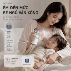 ✅[CHÍNH HÃNG, CHO KIỂM HÀNG] Máy Xông Khí Dung Cầm Tay Kachi YS35: Giải Pháp Hô Hấp Linh Hoạt Mọi Lúc, Mọi Nơi 765006