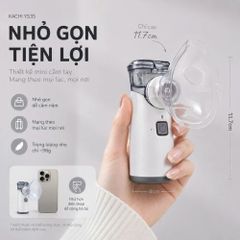 ✅[CHÍNH HÃNG, CHO KIỂM HÀNG] Máy Xông Khí Dung Cầm Tay Kachi YS35: Giải Pháp Hô Hấp Linh Hoạt Mọi Lúc, Mọi Nơi 765006